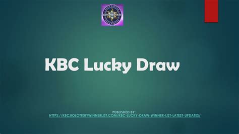 KBC Lucky Draw : Free Download, Borrow, and Streaming : .